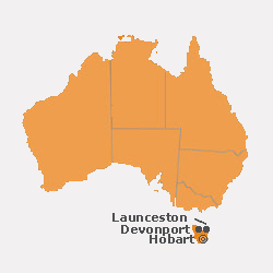 Tasmanien - Auswahlkarte Tourtipps