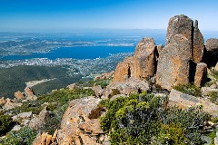 Ingo Öland: Hobart vom Mount Wellington