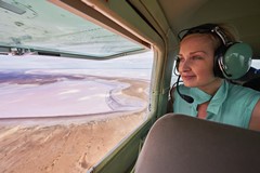 Kati Thanda (Lake Eyre) beim Flug mit Wrights Air; Copyright Bild: South Australian Tourism Commission
