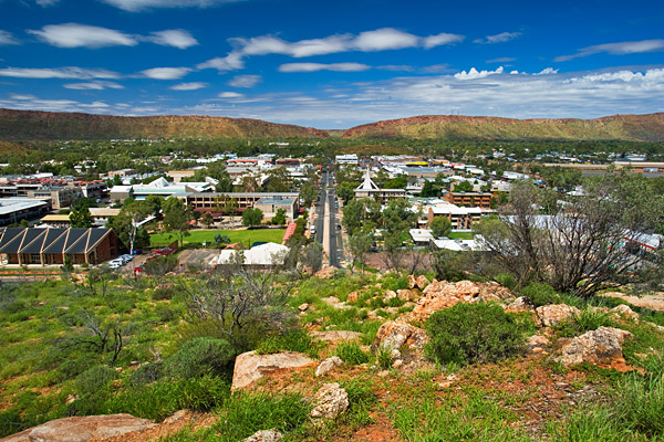 Ingo Öland: Alice Springs vom ANAZAC Hill