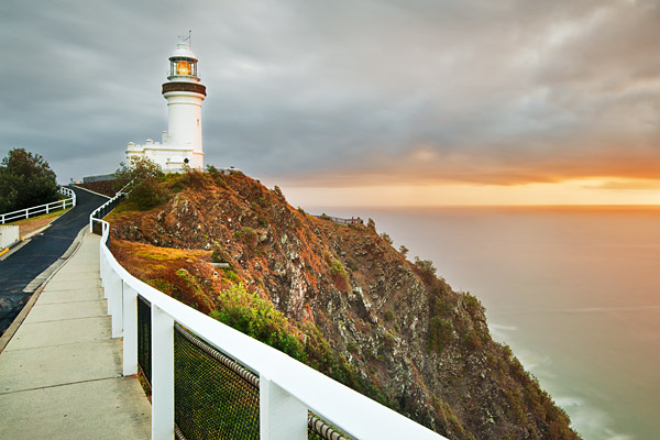 Ingo Öland: Leuchtturm am Cape Byron; Klicken Sie auf das Bild um eine vergrößerte Ansicht sehen zu können.