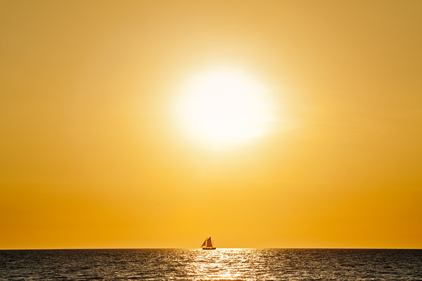 Ingo Öland: Sonnenuntergang im Arafura Meer